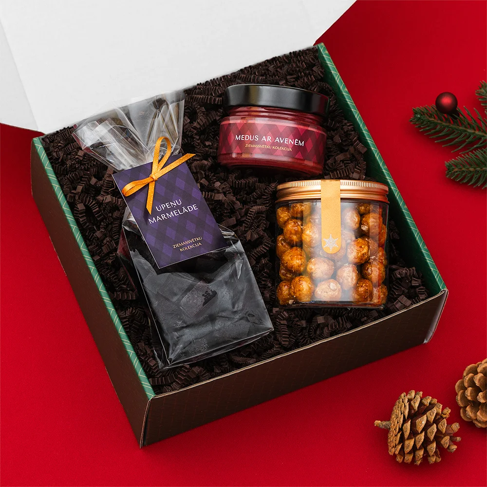 Ziemassvētku dāvanu komplekts "Ziemas gardumi"
