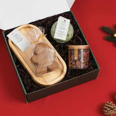 Ziemassvētku dāvanu komplekts "Piparkūku vīriņš"