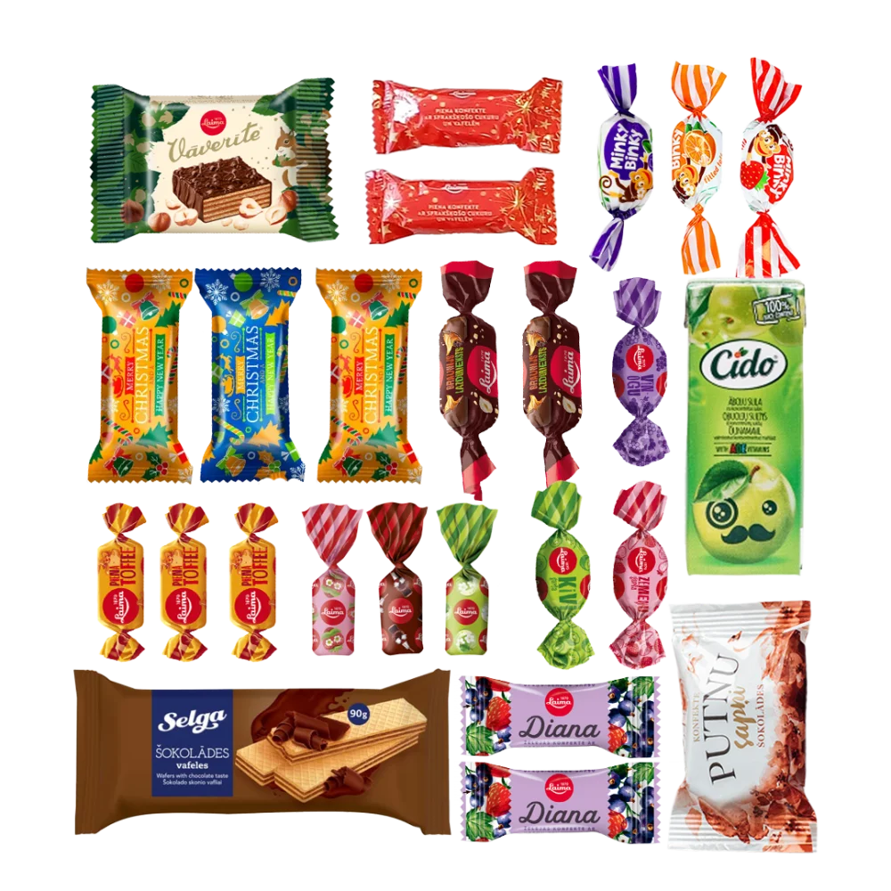 Bērnu saldumu izlase "Ziemas veltes", 600 g