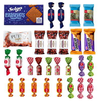 Bērnu saldumu izlase "Rūķīšu gardumi", 470 g