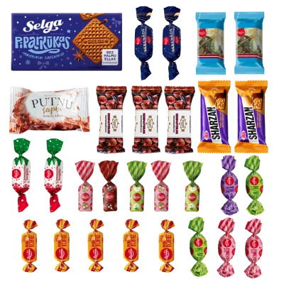 Bērnu saldumu izlase "Rūķīšu gardumi", 470 g