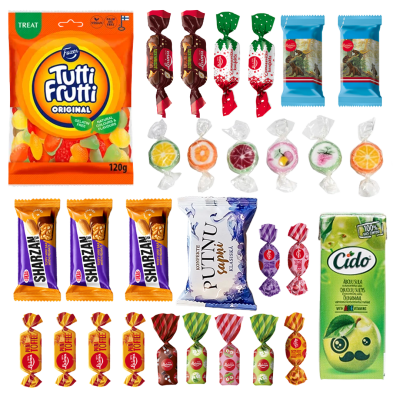 Bērnu saldumu izlase "Ziemas veltes", 570 g