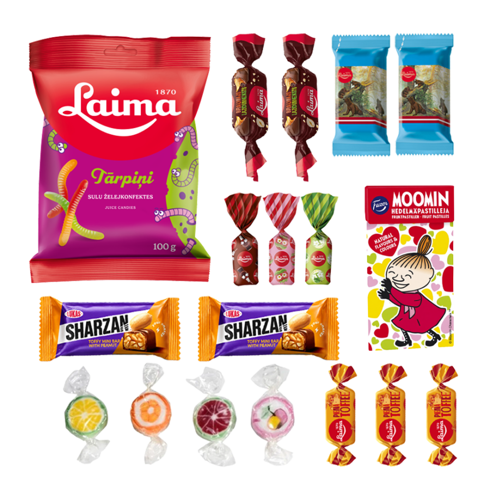 Bērnu saldumu izlase "Ričija Rū mazie prieki", 270 g